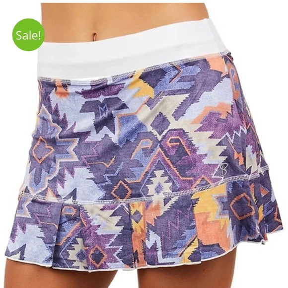 Sofibella UV Colors Doubles 13 Inch Womens Tennis Skirt Size Large - Picture 1 of 8
